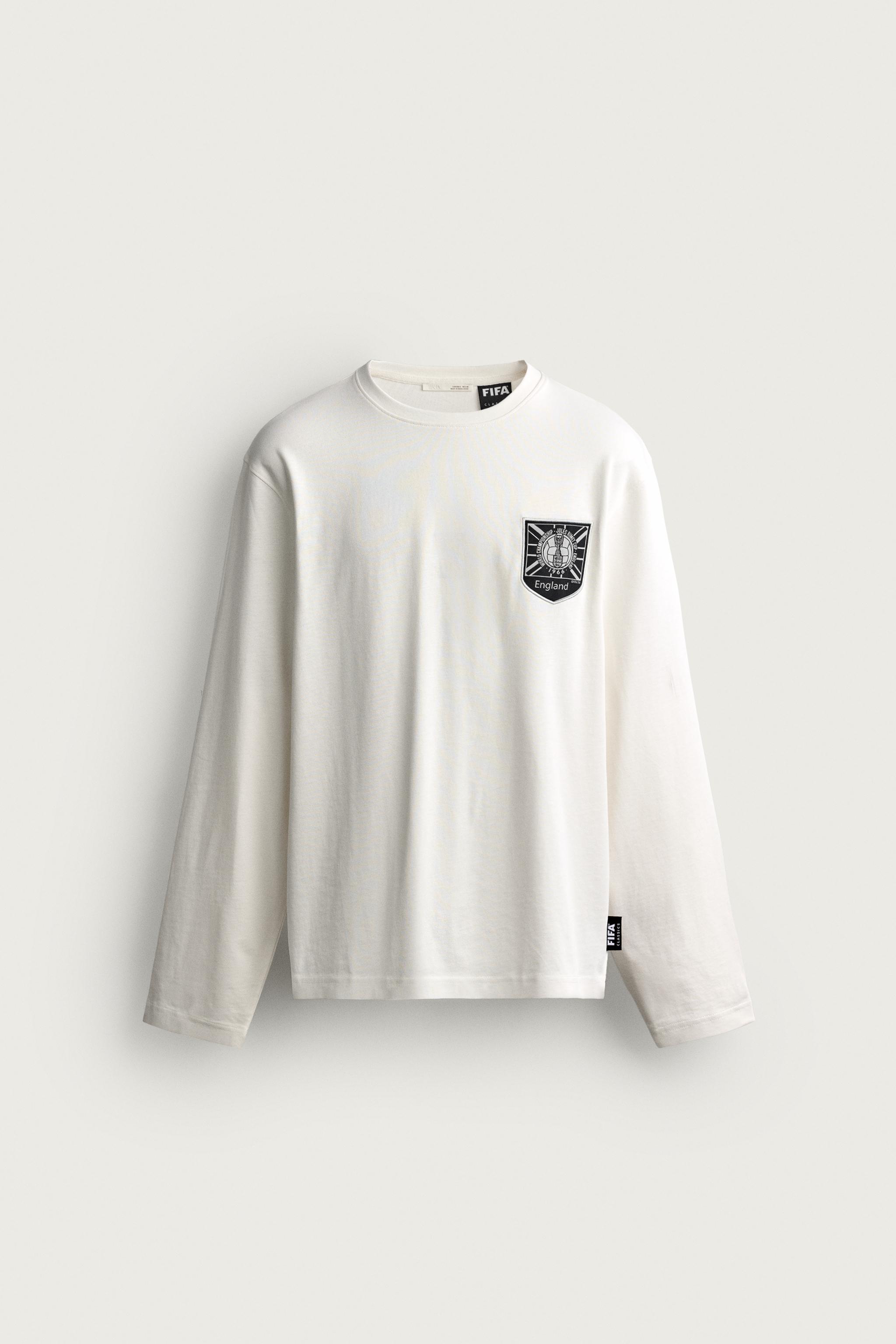 ENGLAND 66 FIFA WORLD CUP™ FIFA CLASSICS PATCH T-SHIRT — Oyster-white