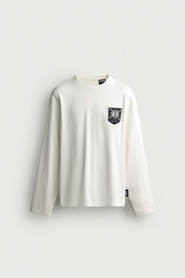 ENGLAND 66 FIFA WORLD CUPâ„¢ FIFA CLASSICS PATCH T-SHIRT - Oyster-white by Zara