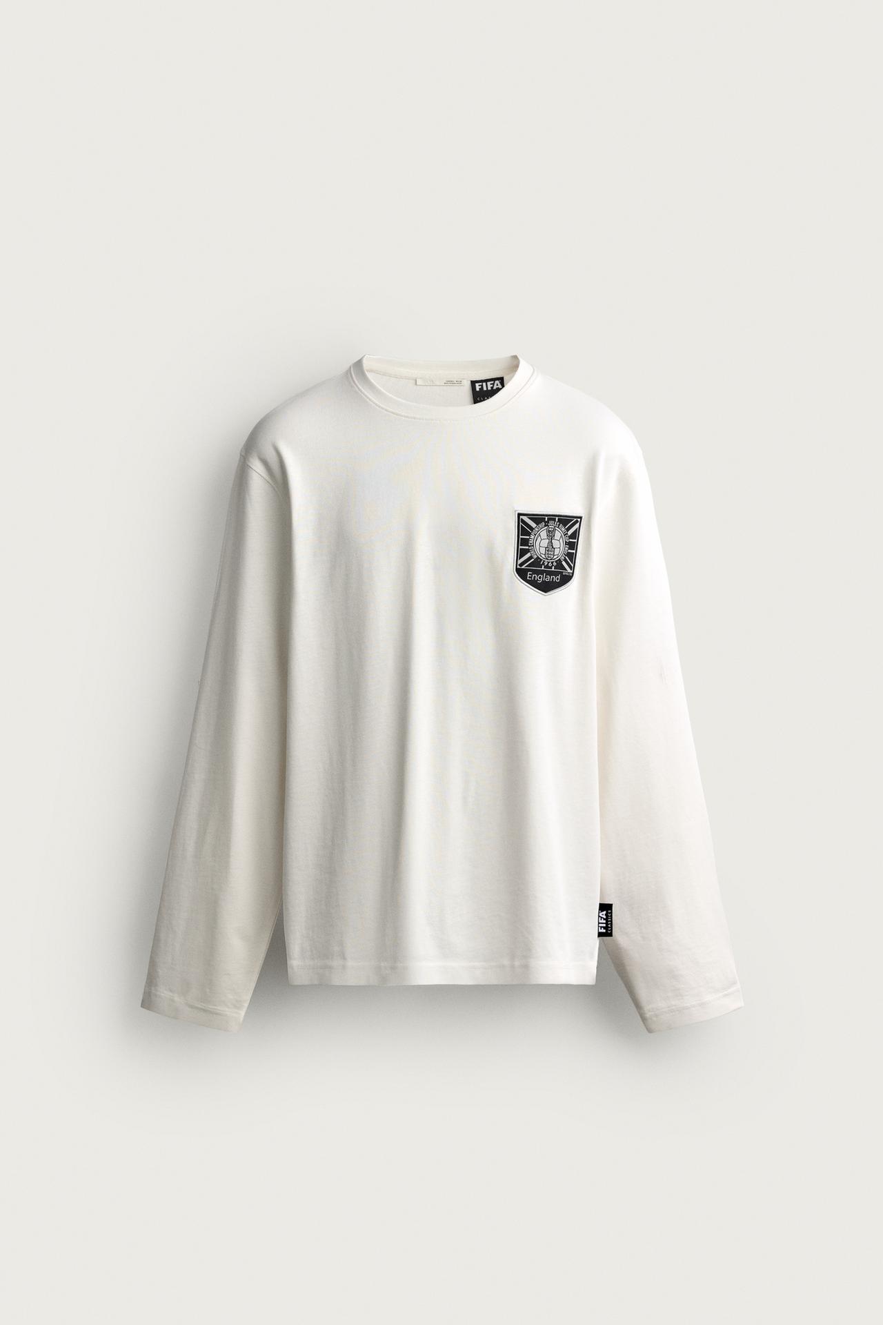 ENGLAND 66 FIFA WORLD CUP™ FIFA CLASSICS PATCH T-SHIRT — Oyster-white