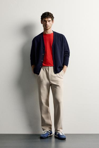 COMFORT RELAXED-FIT PANTS — Beige 3