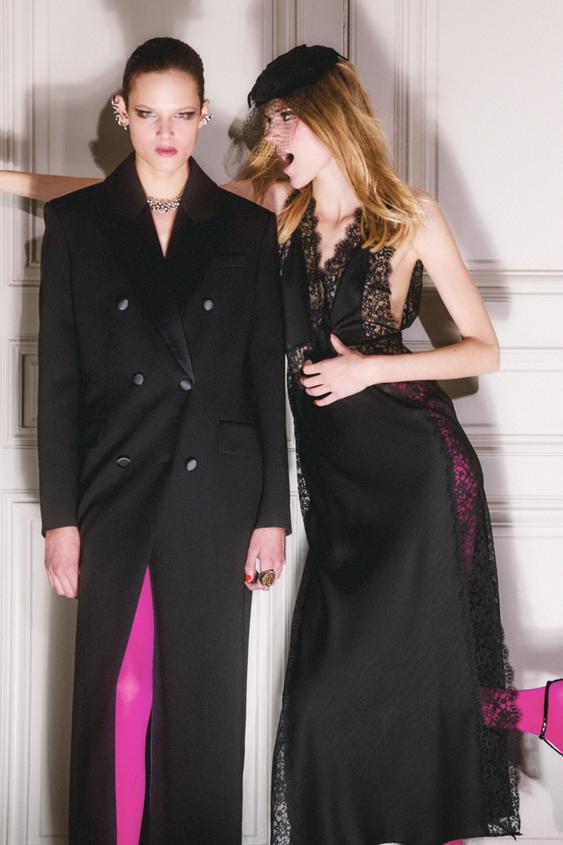 ZW COLLECTION LIMITED EDITION SATIN LACE DRESS