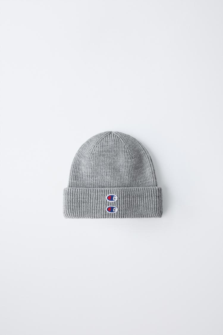 CHAMPION ® X ZARA KNIT HAT Grey marl ZARA Australia