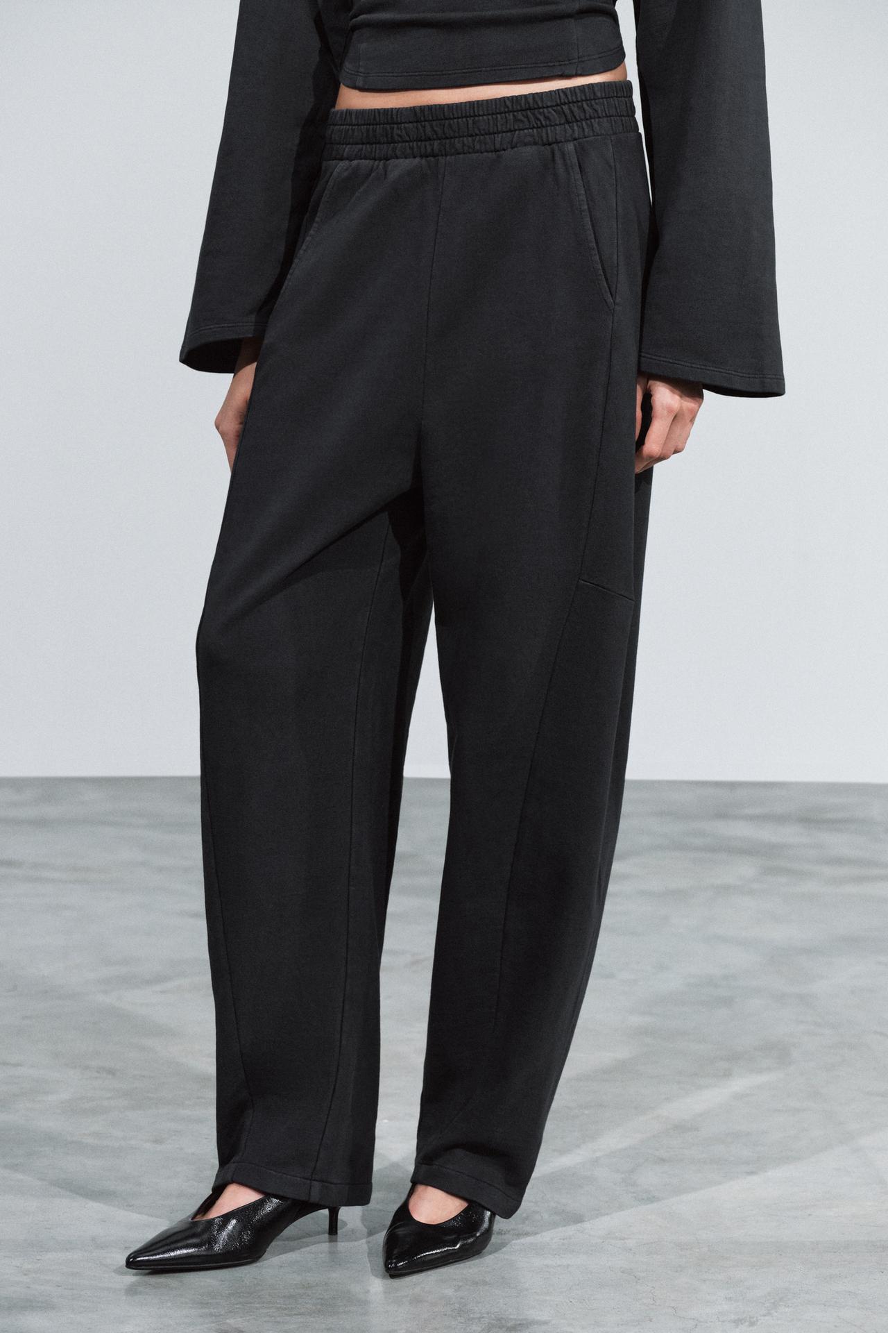 BALLOON PANTS — Black