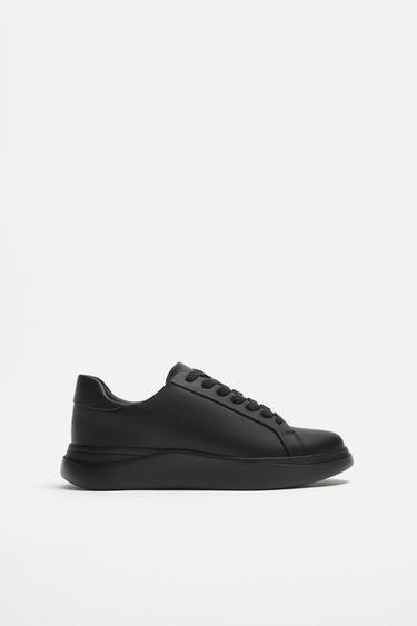 CHUNKY MONOCHROME TRAINERS - Black by Zara
