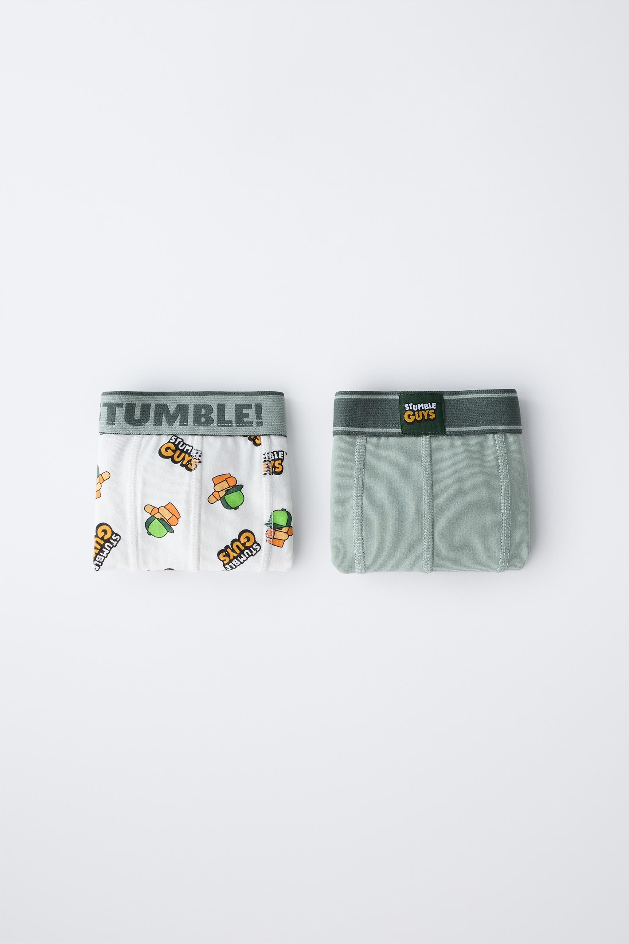AGES 6-14 / TWO-PACK OF STUMBLE GUYS ™ © SCOPELY BOXERS