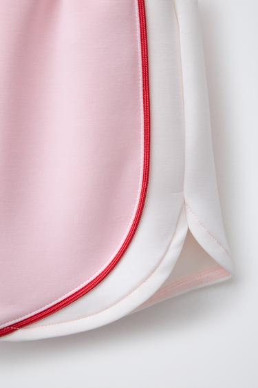 BERMUDA SHORTS WITH TRIM DETAIL AND MODAL - Pink by Zara - Image 3