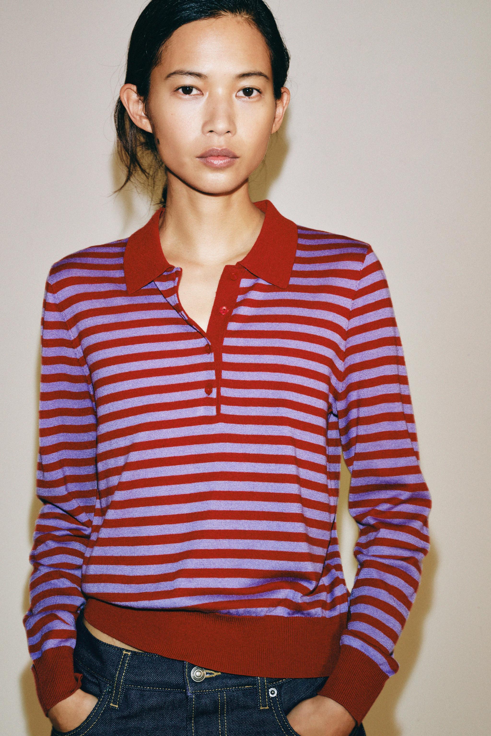 STRIPED POLO