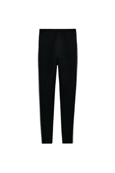 LEGGINGS BANDA LATERAL STRASS