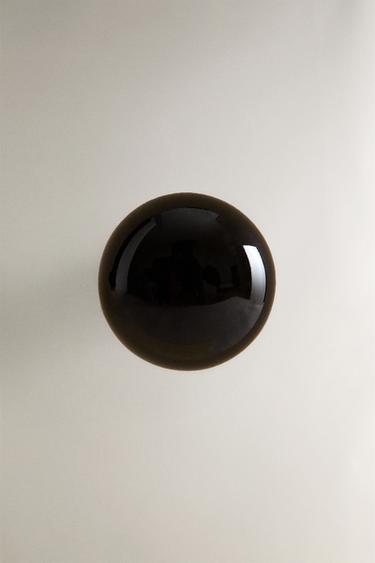 SHINY CERAMIC DOOR KNOB (PACK OF 2) - Black by Zara - Image 2