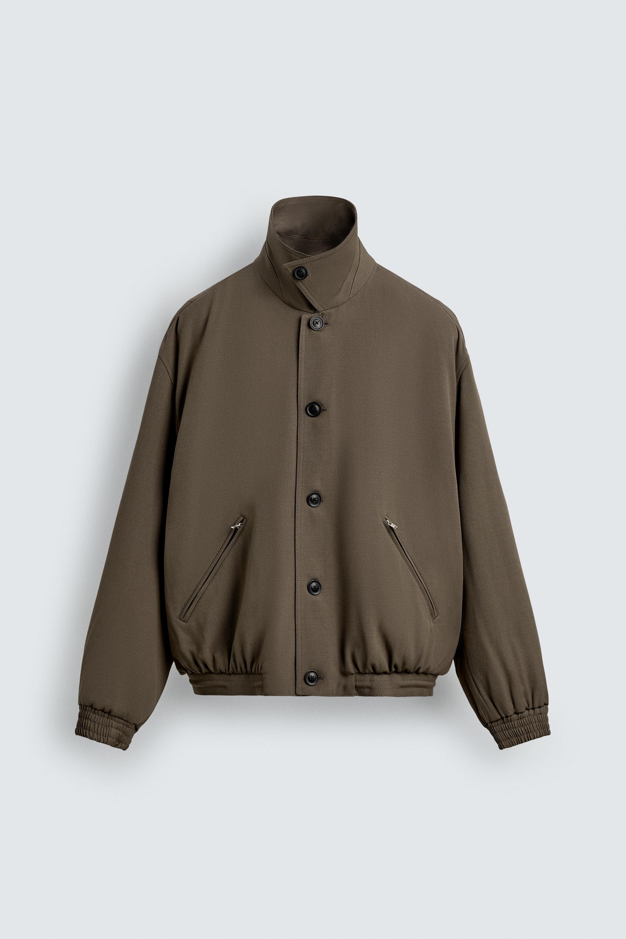 100% WOOL QUILTED AARON LEVINE X ZARA JACKET