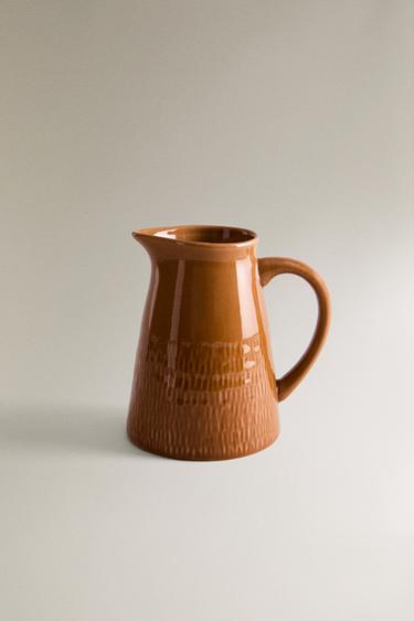 PETIT POT GRÈS CARAMEL - Jaune de Zara - Image 0