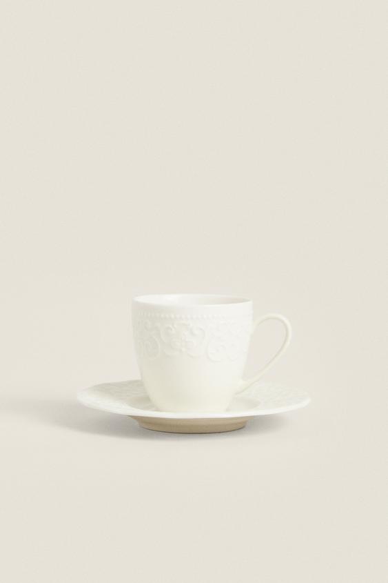 PORCELAIN COFFEE CUP - White | ZARA Turkey