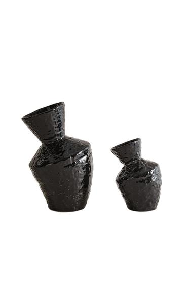 VASO INCLINADO - Preto da Zara