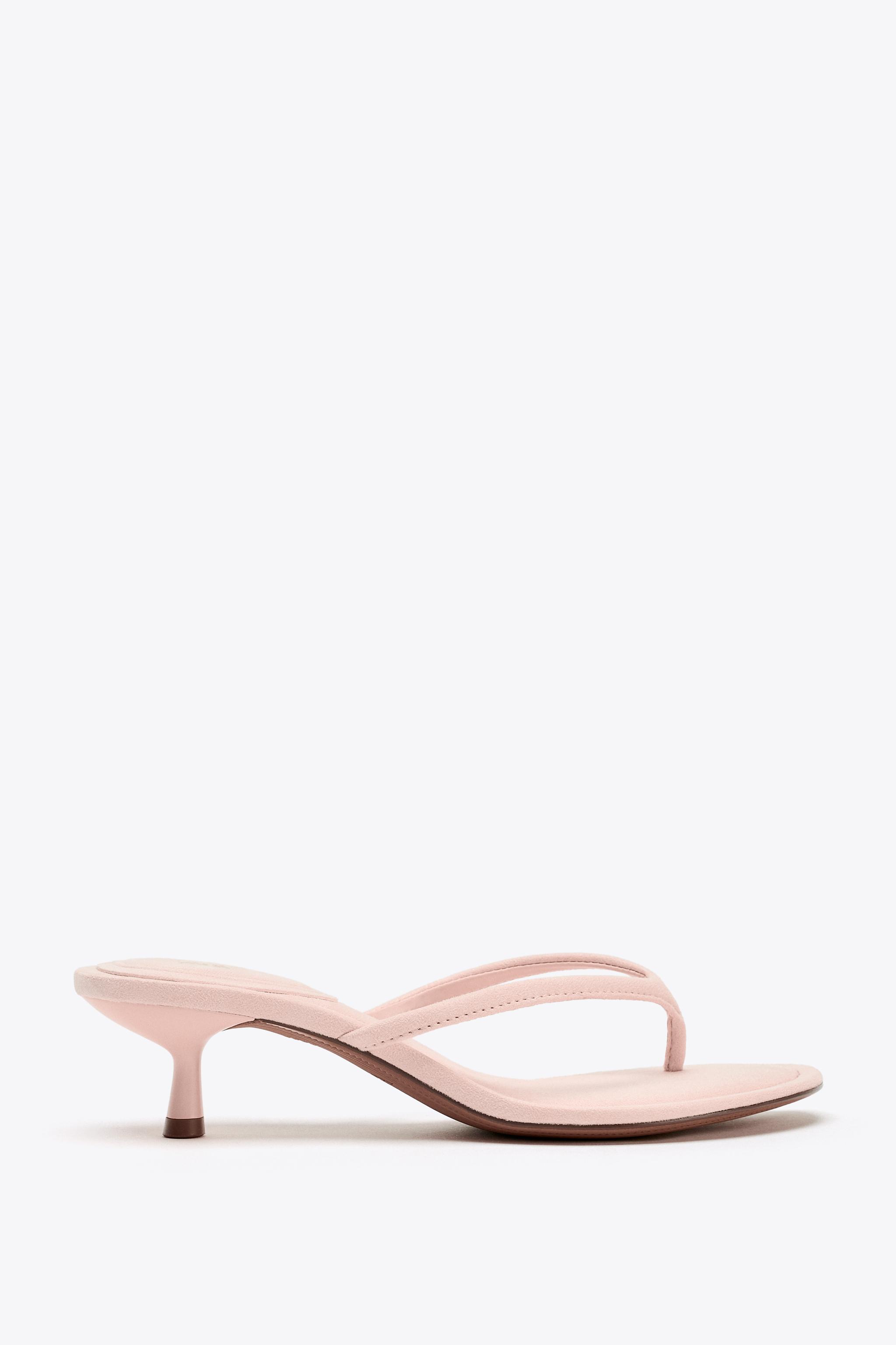 KITTEN SOFT EFFECT SANDAL - Pink | ZARA United States