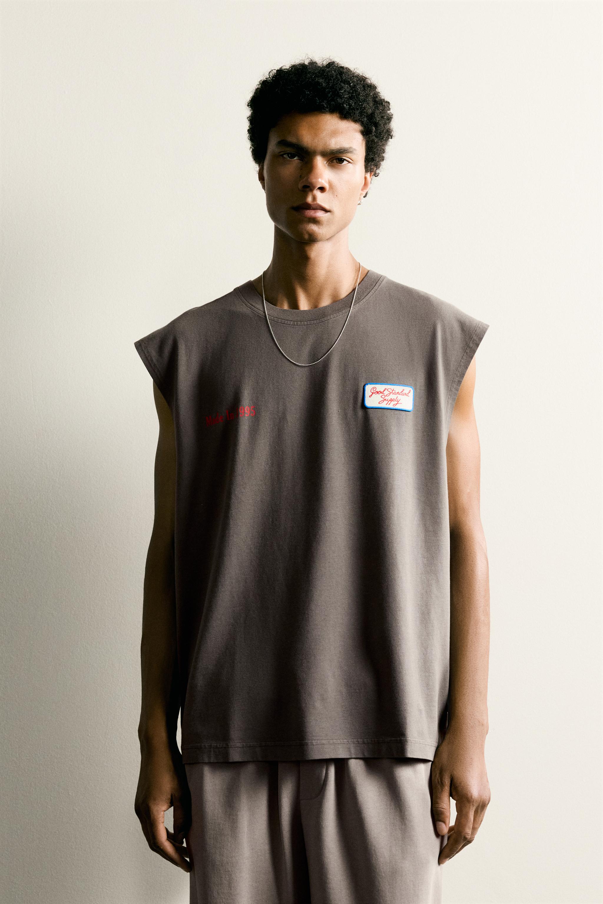 PRINTED PATCH TANK TOP