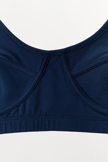 SOFT SEAM BRALETTE - Blue by Zara - Image 7