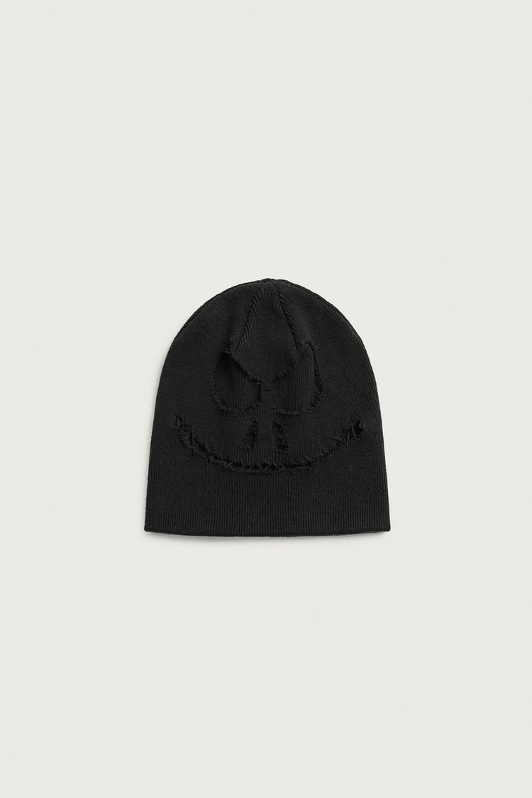Gorro punto jacquard cara