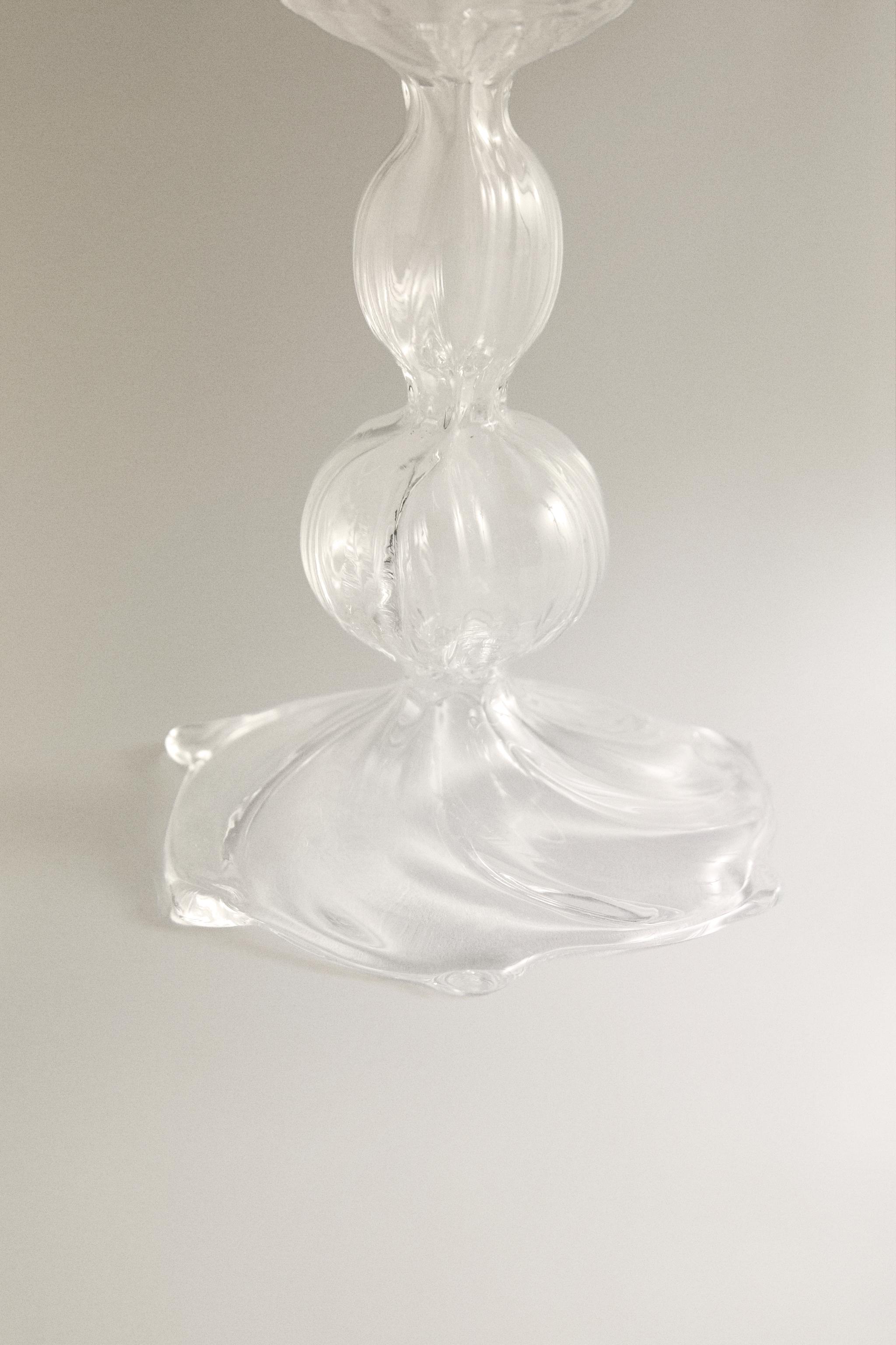 CHANDELIER VERRE TRANSPARENT