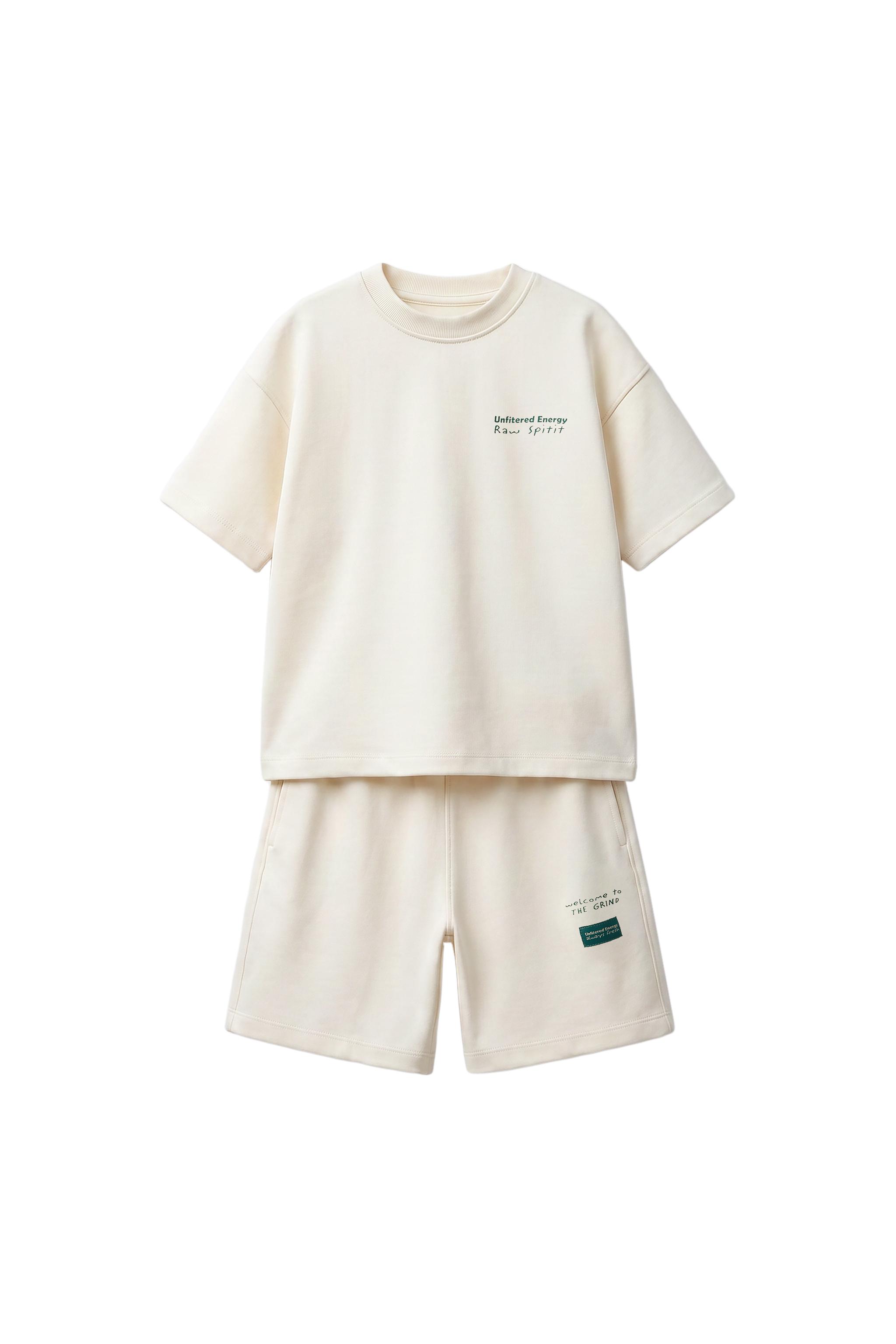 インターロックTシャツ＆バミューダセット - エクリュ | ZARA Japan / 日本