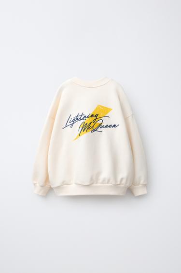CARS LIGHTNING MCQUEEN © DISNEY/PIXAR PRINT SWEATSHIRT - Ecru by Zara