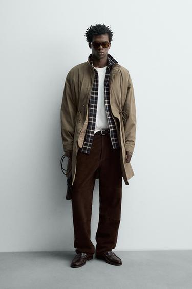 TEHNIČNA PARKA S SNEMLJIVIM BREZROKAVNIKOM - rumenorjava de Zara - Slika 0