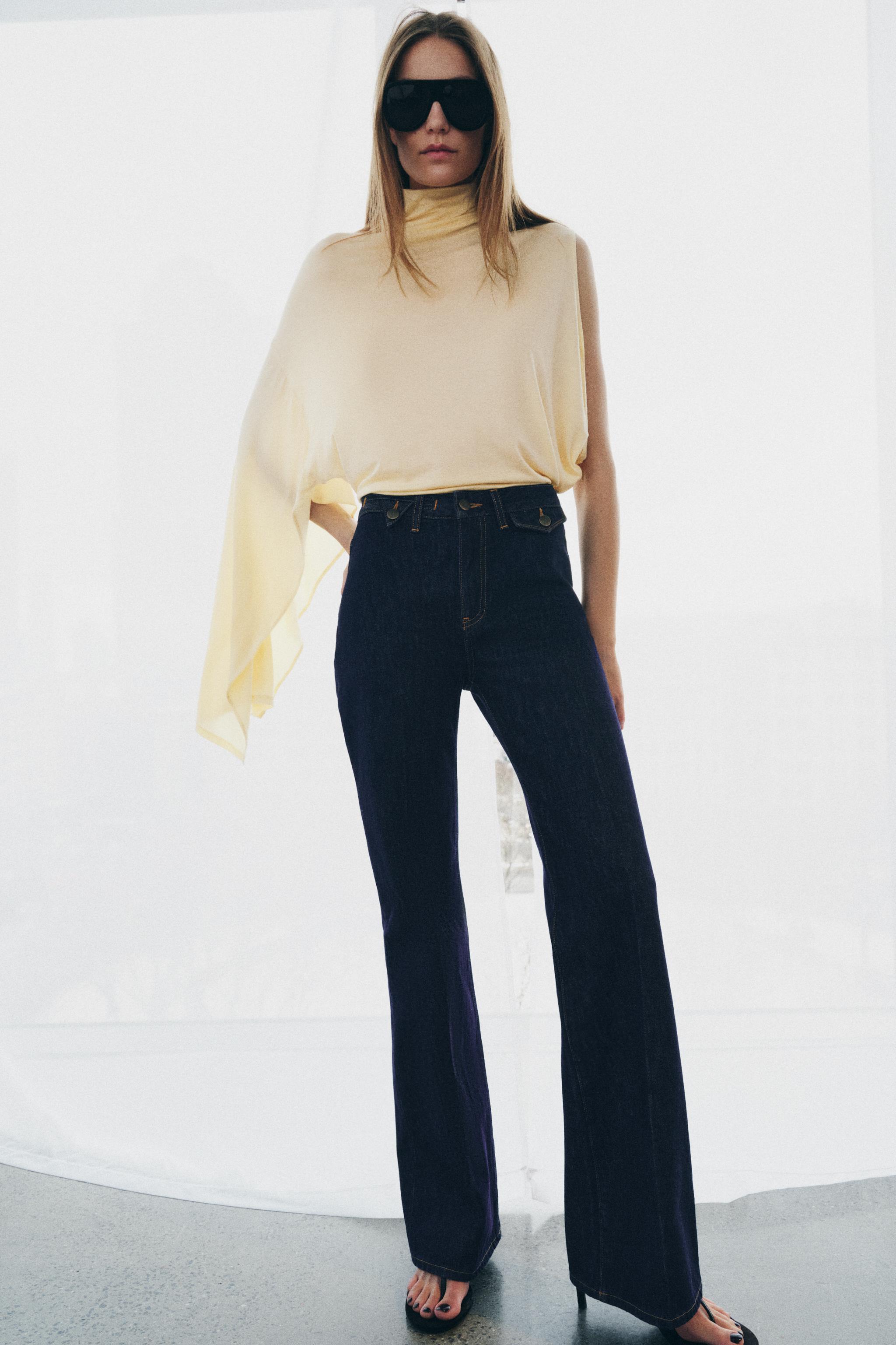 ZW COLLECTION HIGH-WAIST FLARE JEANS