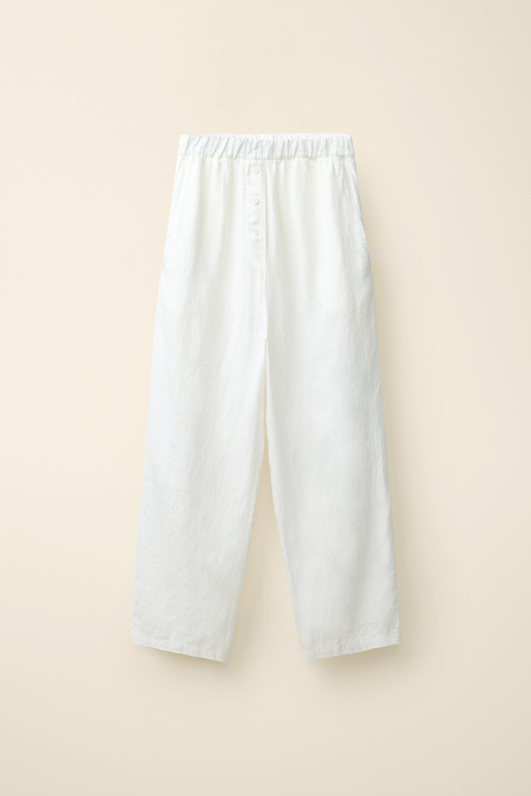Женские брюки Zara 100% LINEN PANTS CREATED BY CARAMEL LONDON X — фото 4