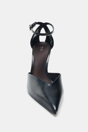 ANKLE STRAP HIGH-HEEL SHOES - Black by Zara - Image 2