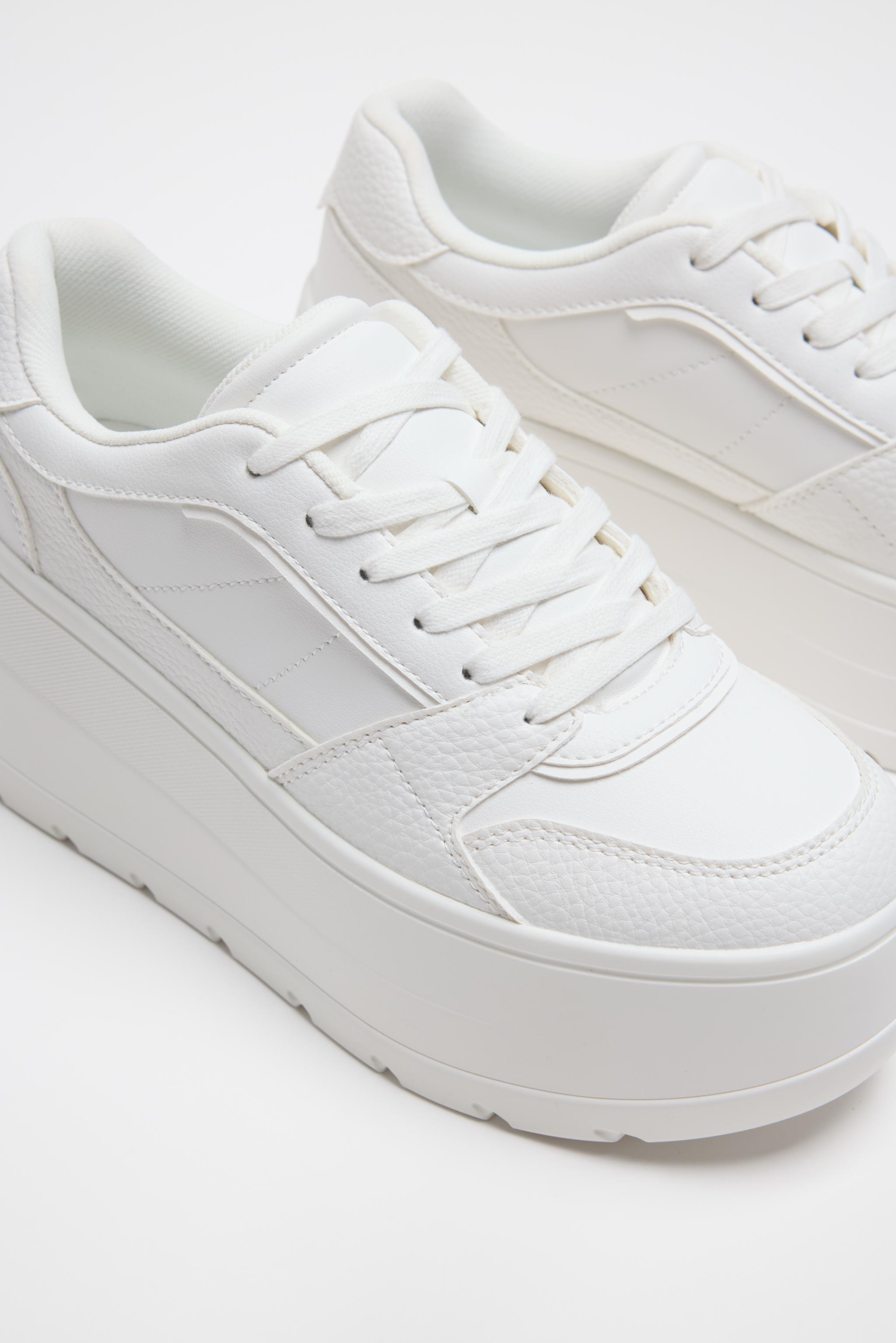 Женские кроссовки Zara PLATFORM SNEAKERS — фото 4