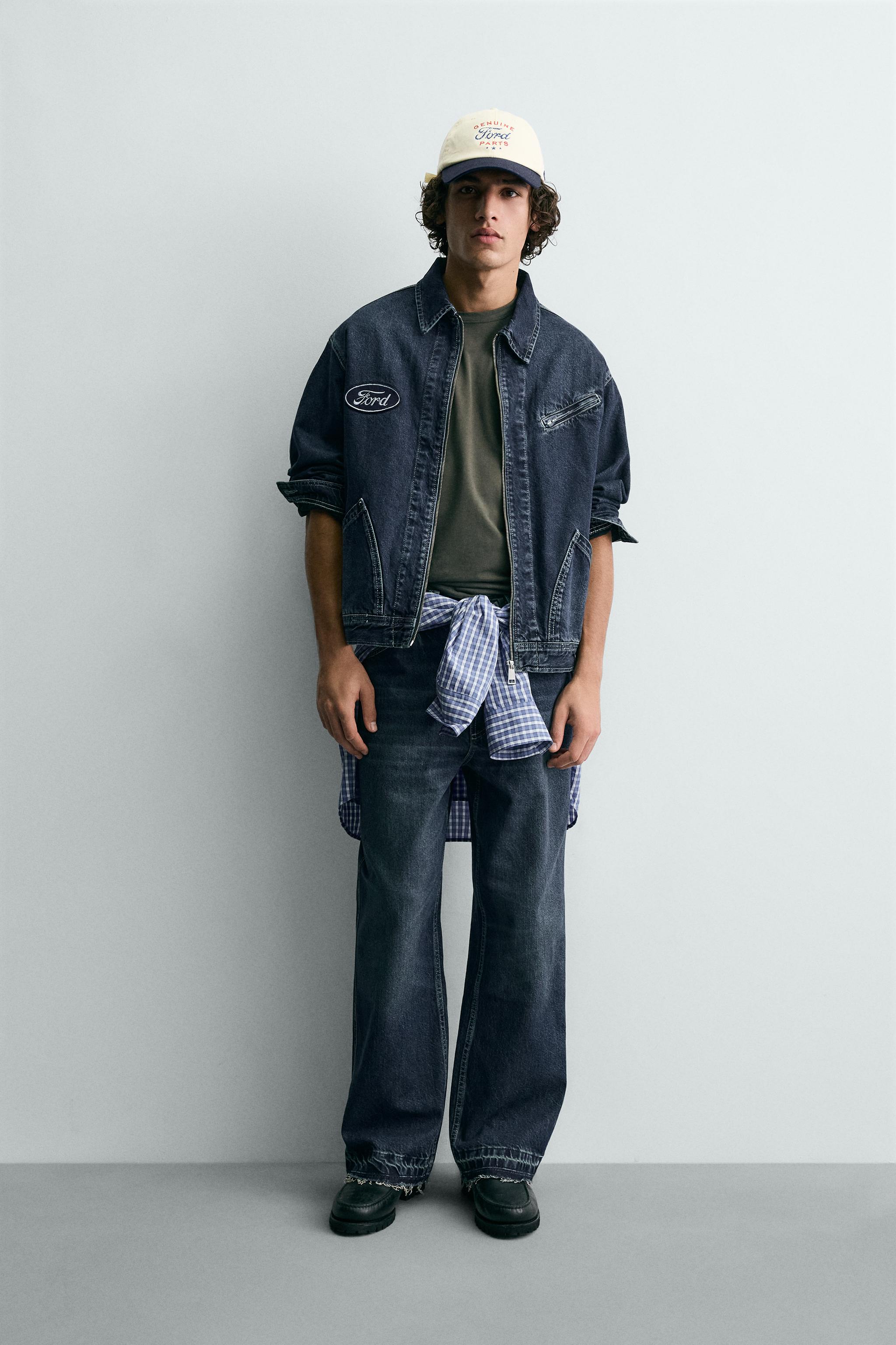 RELAXED FIT JEANS WITH FORD © PATCH