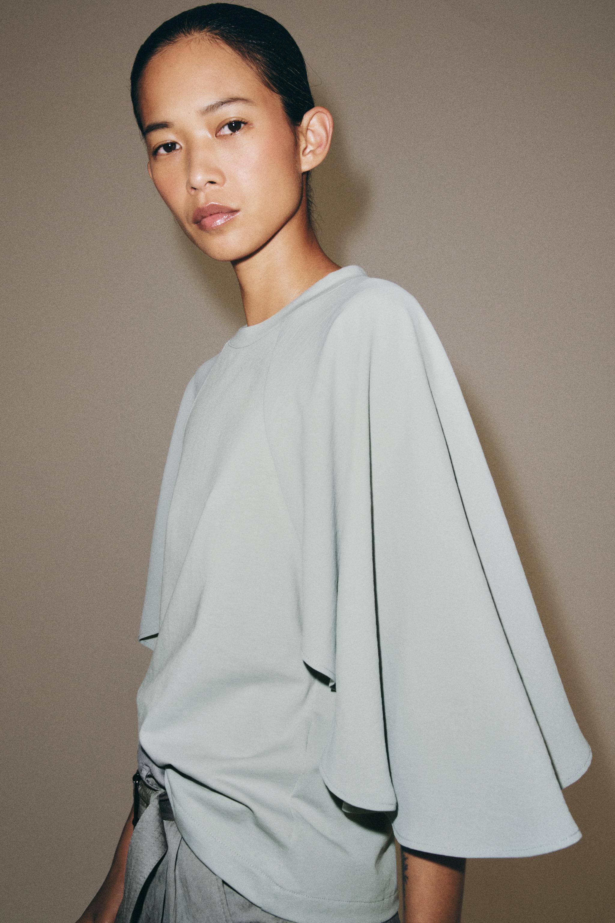 Женские футболки Zara COMBINED T-SHIRT — фото 2