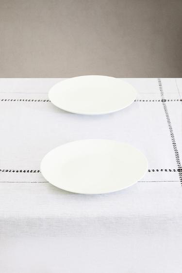 NAPPE LIN BRODÉ JOUR ÉCHELLE - Blanc de Zara - Image 1