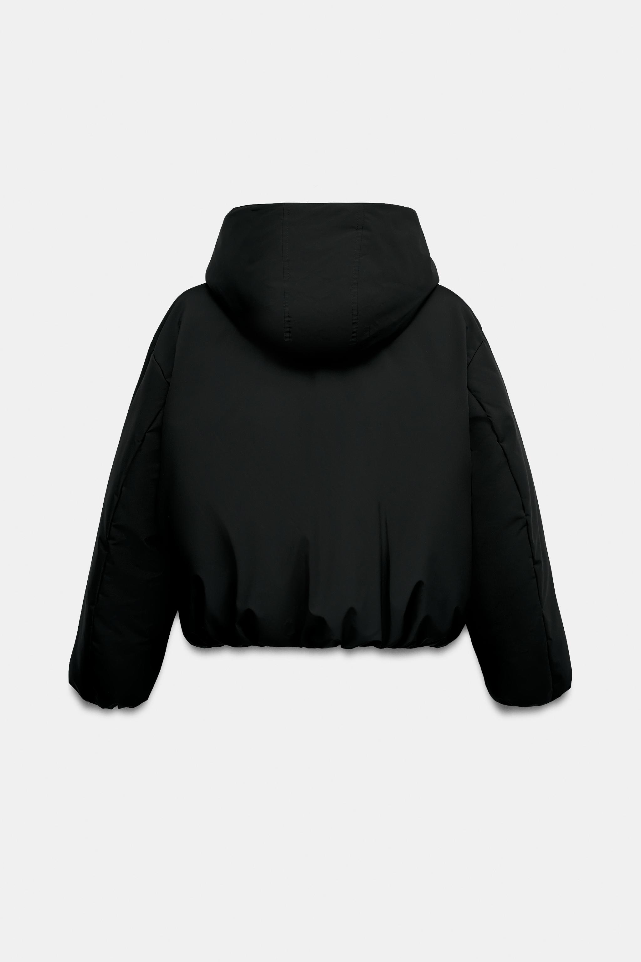ANORAK MATELASSÉ À CAPUCHE DÉPERLANT COUPE-VENT