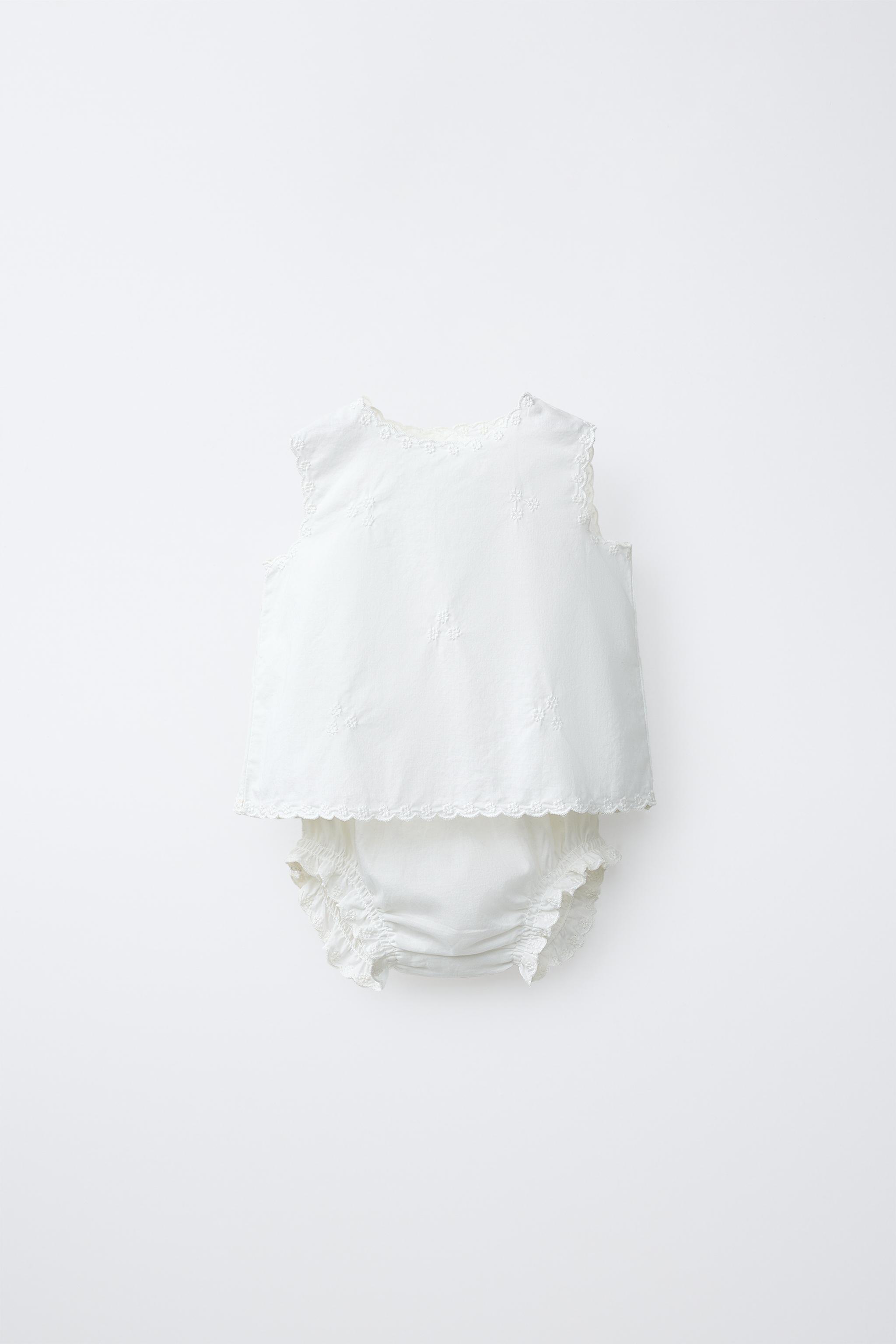 ENSEMBLE CHEMISE ET CULOTTE BRODÉES