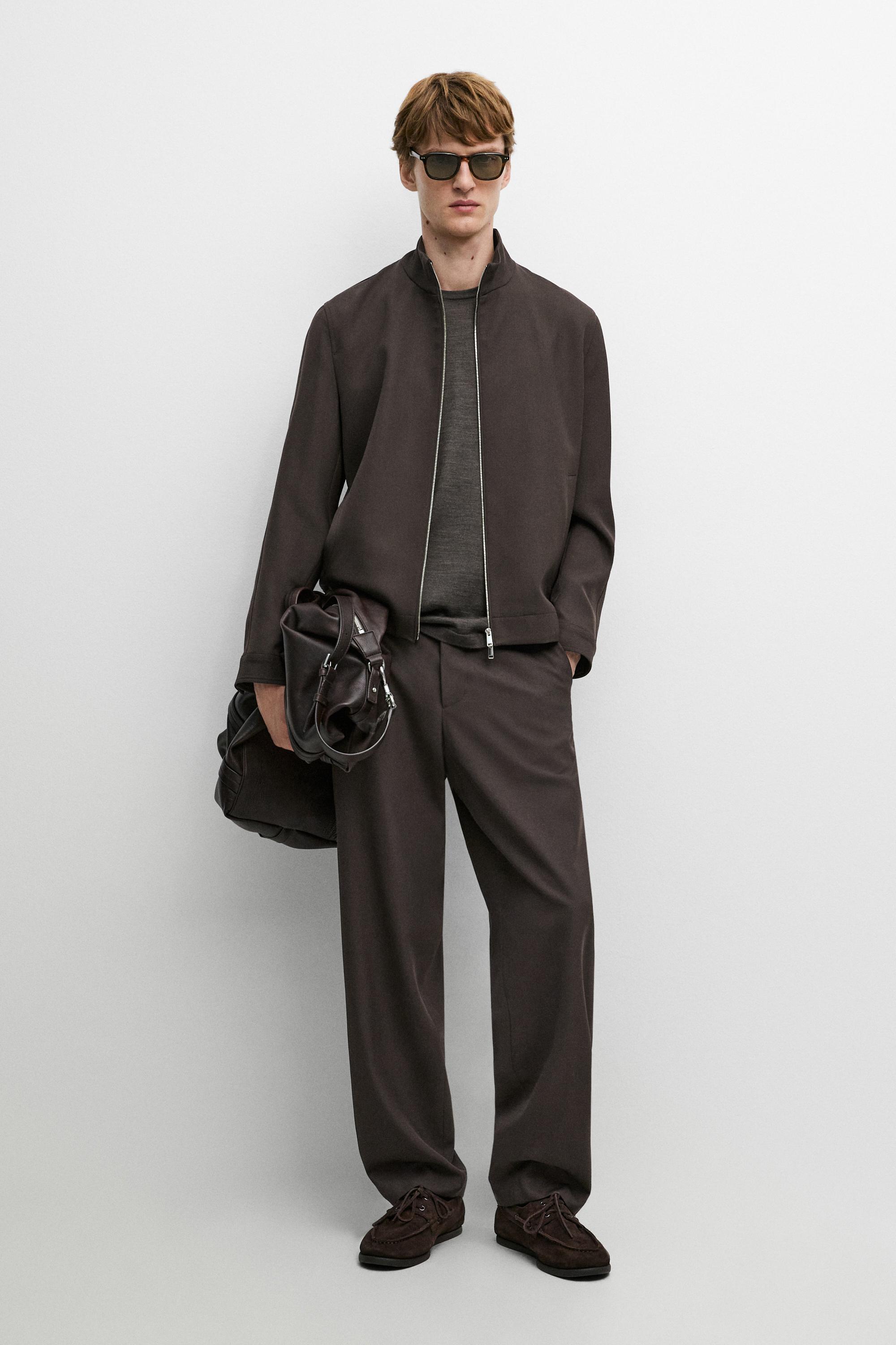 100% cool wool total look jacket