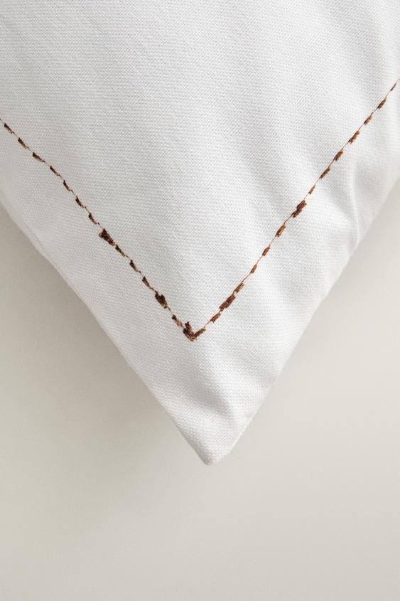 HOUSSE DE COUSSIN BATEAU - Blanc de Zara - Image 1