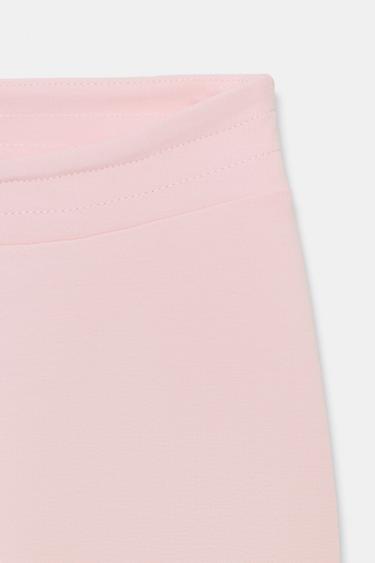 INTERLOCK FLARE TROUSERS - Pink by Zara - Image 6