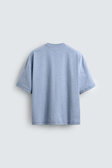 CHAMPION ® X ZARA PATCH T-SHIRT - Blue marl by Zara - Image 7