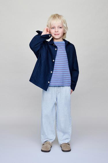 БРЮКИ-ДЖОГГЕРЫ В ПОЛОСКУ — Синий/Белый от Zara