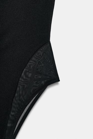 BODY BUSTIER COMBINÉ - Noir de Zara - Image 4