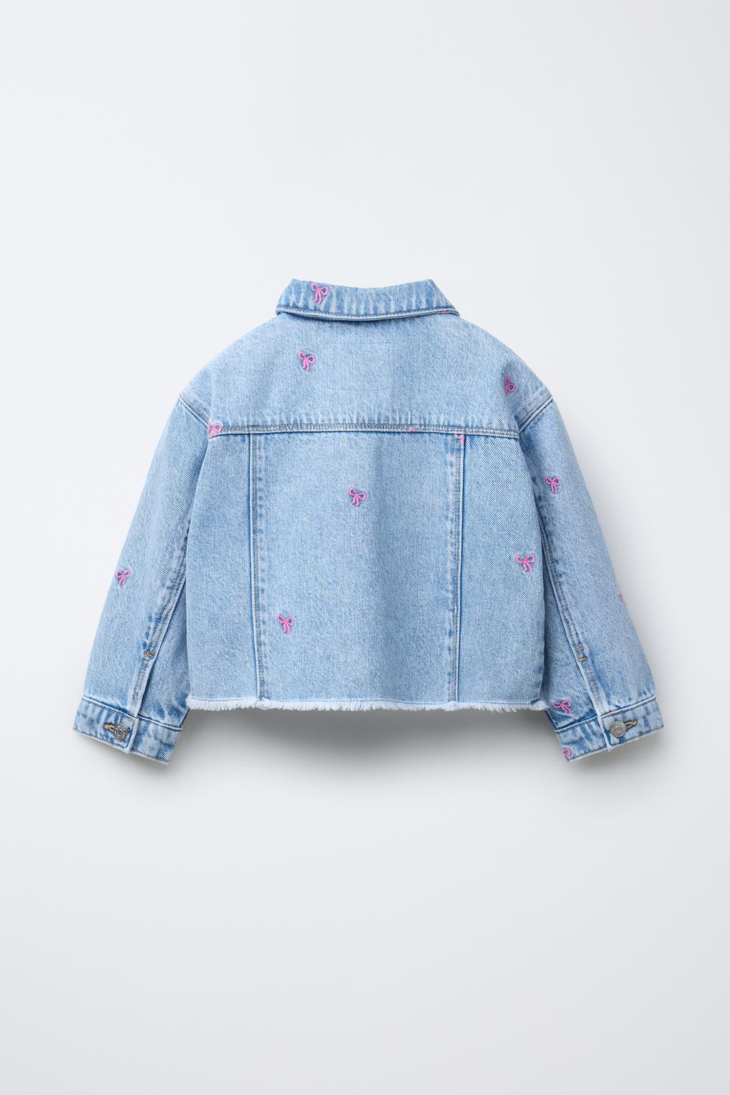 BOW DENIM OVERSHIRT