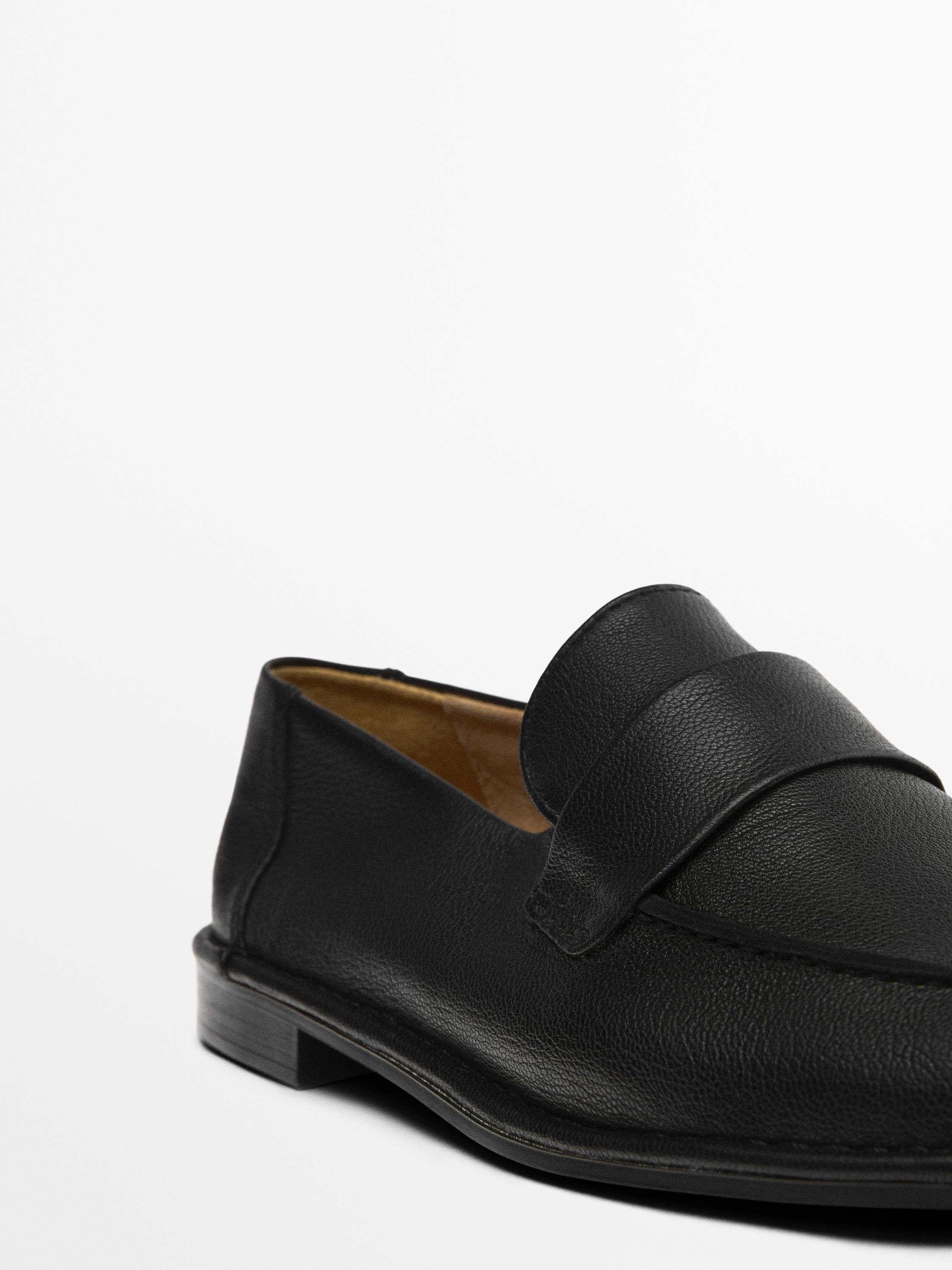 Soft penny loafers - Black | ZARA United States