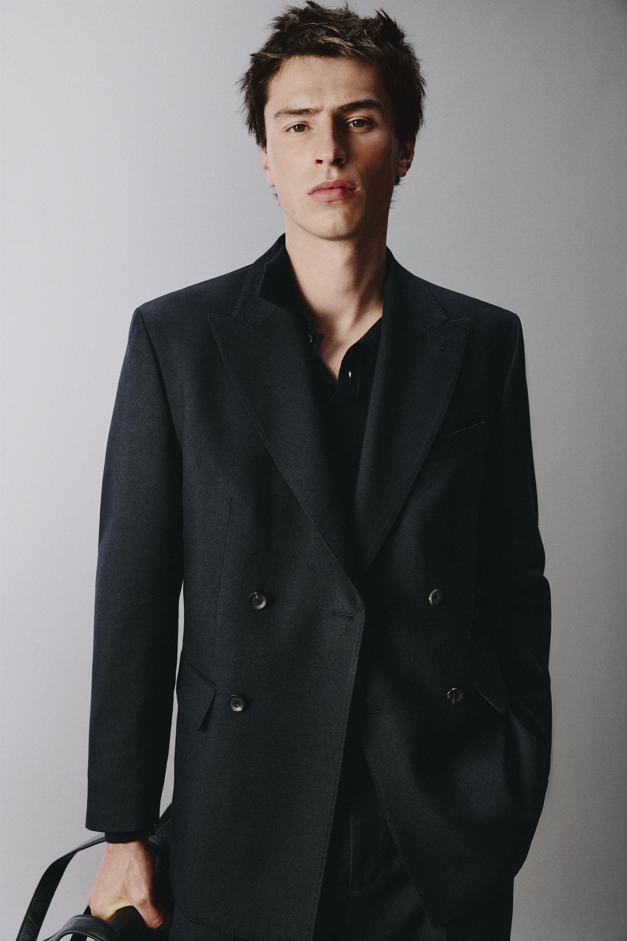 VESTE DE COSTUME À BOUTONNAGE CROISÉ
