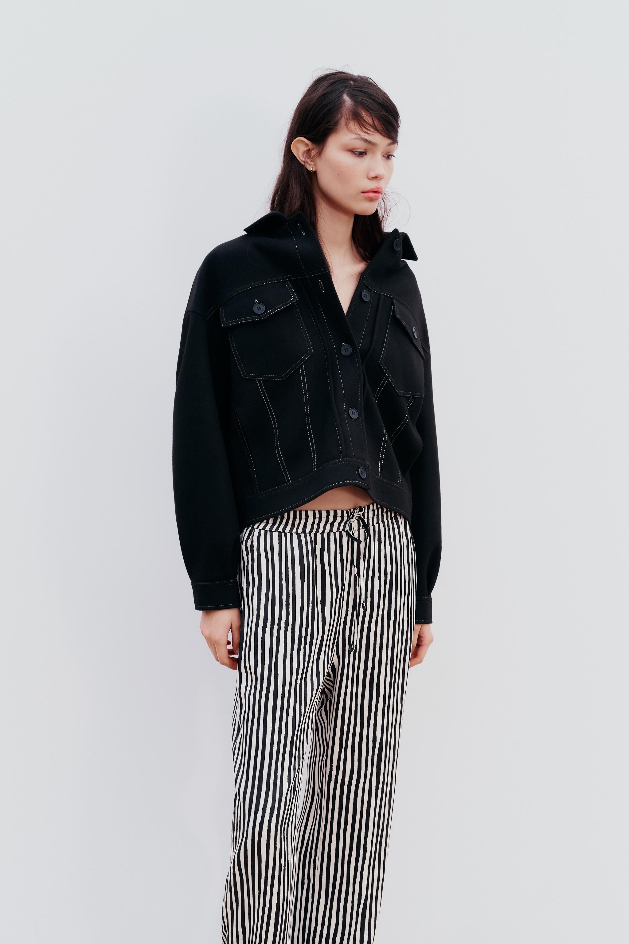 Black jacket outlet womens zara