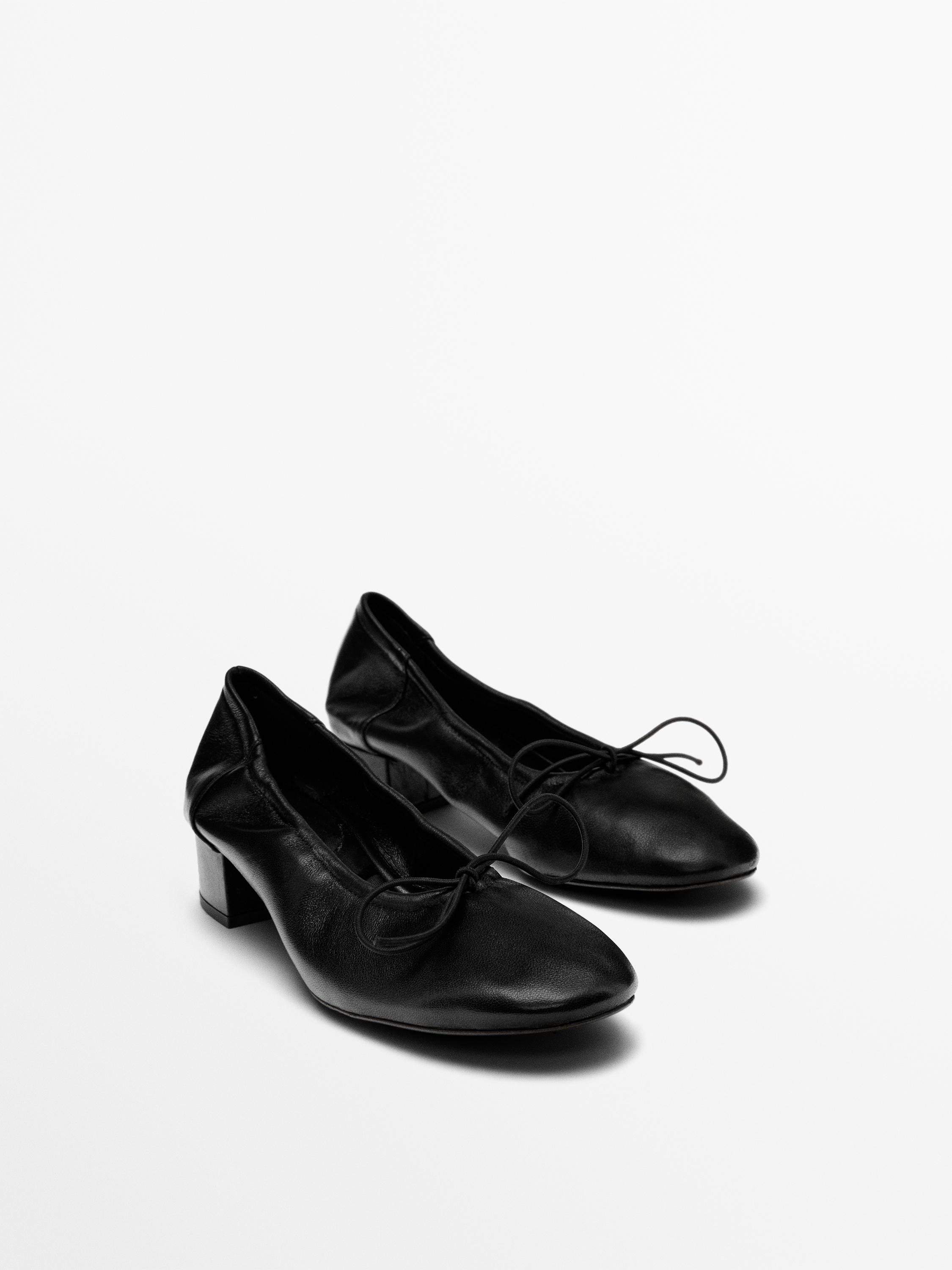 High-heel ballerinas