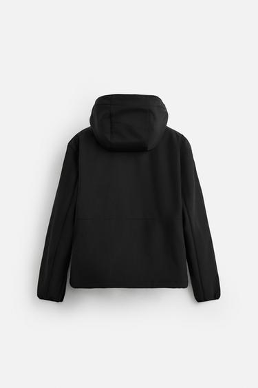 BLOUSON TECHNIQUE COMBINÉ POLAIRE - Noir de Zara - Image 6