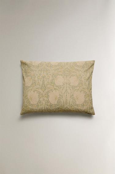 Zara MORRIS & CO. LINEN COTTON XXL THROW PILLOW COVER - Green - Image 0