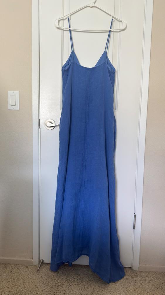 LINEN BLEND DRESS ZW COLLECTION - Image 2