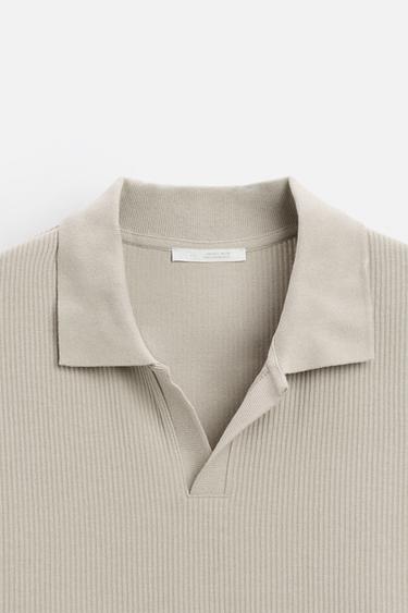 POLO STRUCTURE VERTICALE - Verdâtre de Zara - Image 7