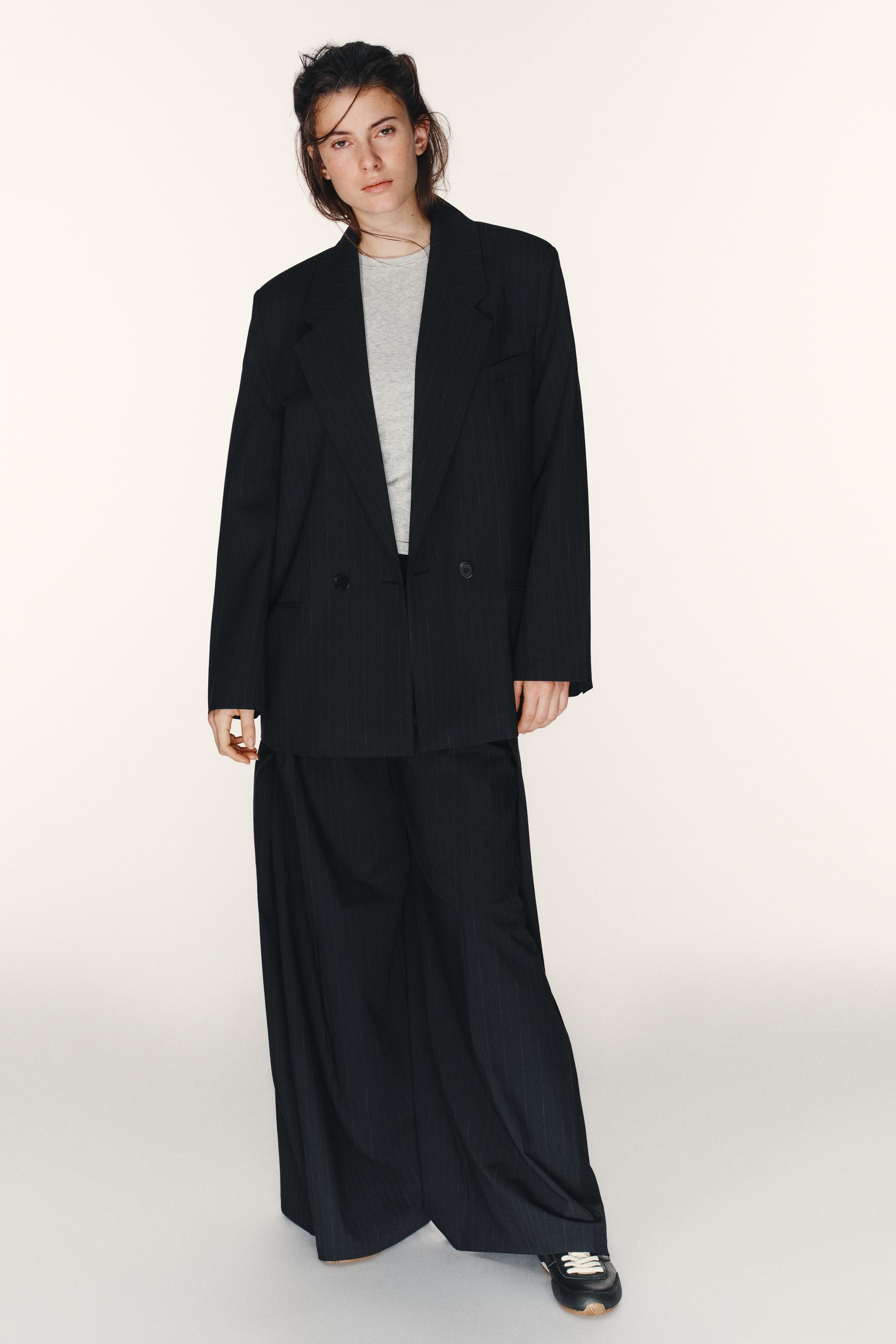 VESTE OVERSIZE À RAYURES